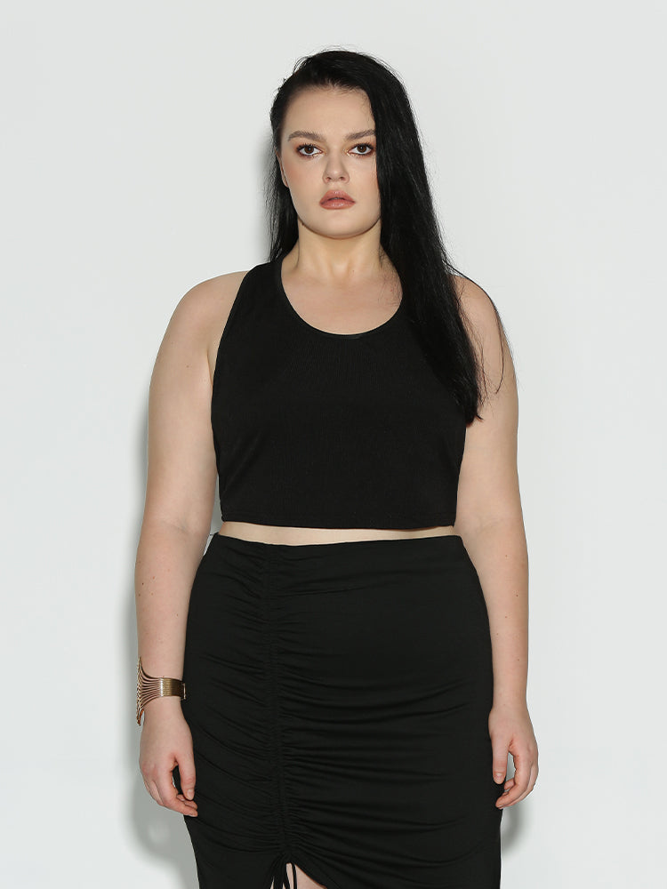 Backless Bowknot Crop Top