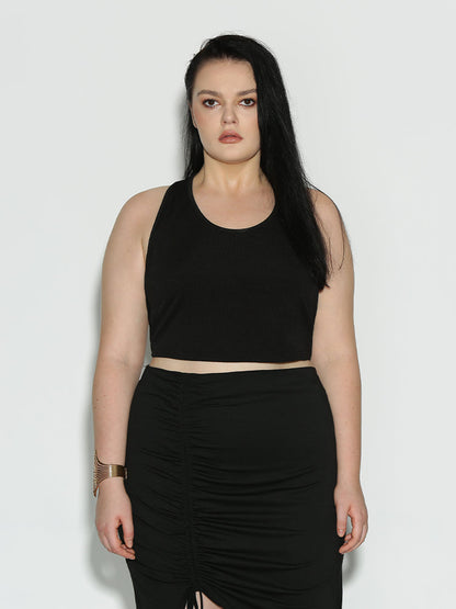 Backless Bowknot Crop Top