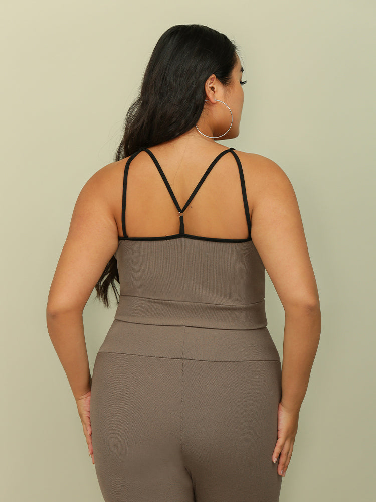 Short Color Block Tank Tops