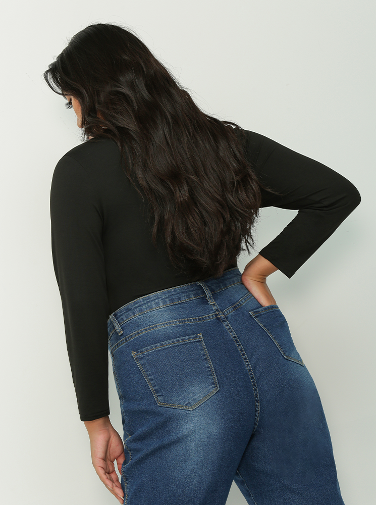 Square Neck Basic T-shirt