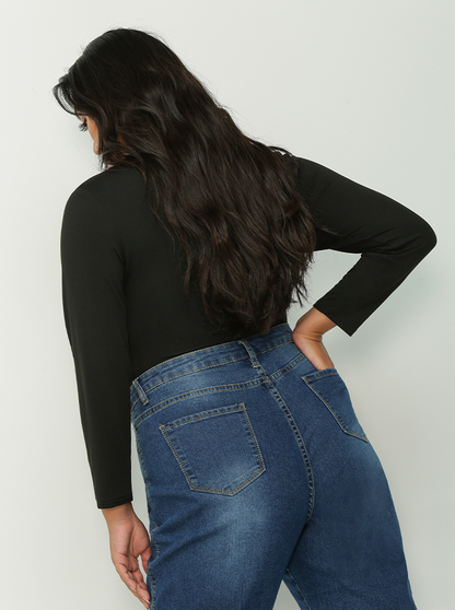 Square Neck Basic T-shirt