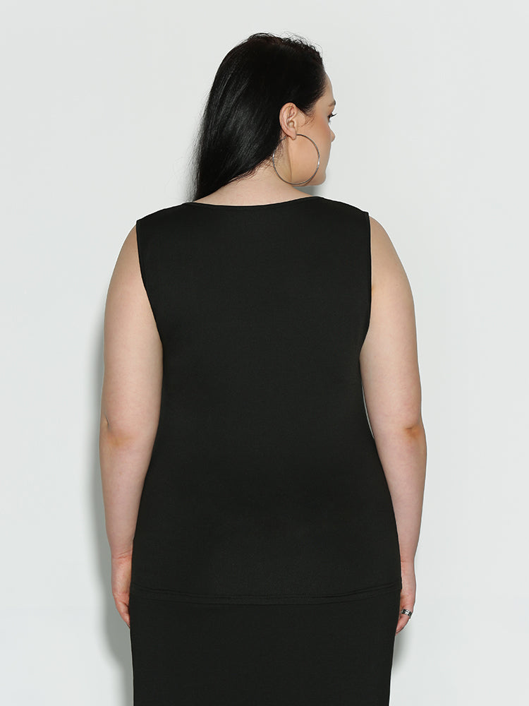 Square Neck Sleeveless Top
