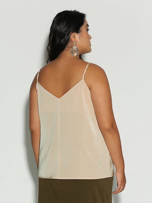 Knotted Shoulder Straps Top