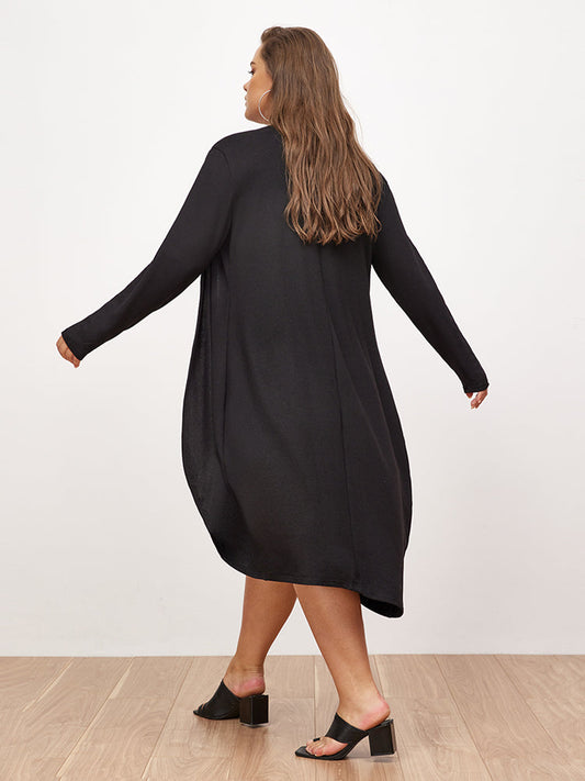 Open Front Long Cardigan