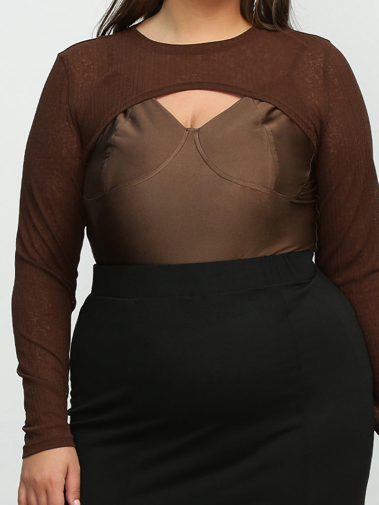 Long Sleeve 2pcs Top