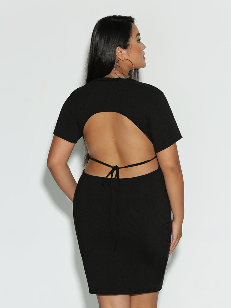 Backless Knotted Dress
