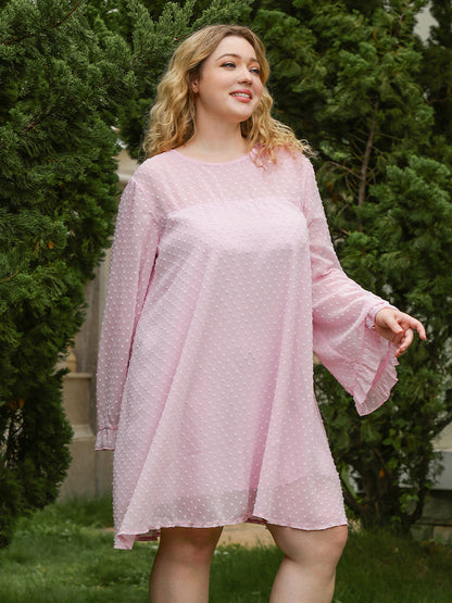 Loose Flared Sleeve Dress