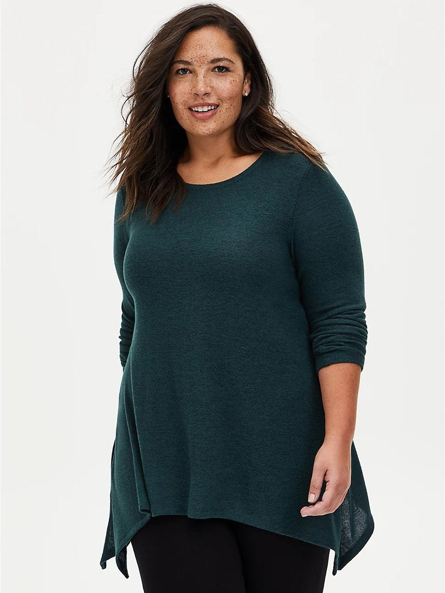 Hollow Out Back Irregular T-shirt