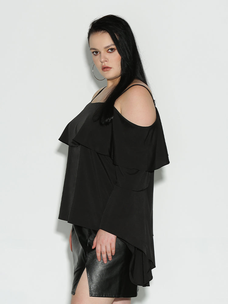 Off Shoulder Dolman Sleeve Top