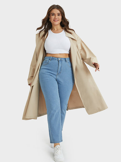 Basic High Waist Pocket Jeans