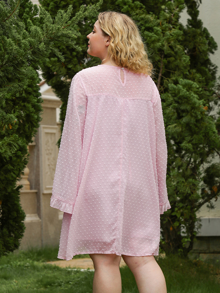 Loose Flared Sleeve Dress