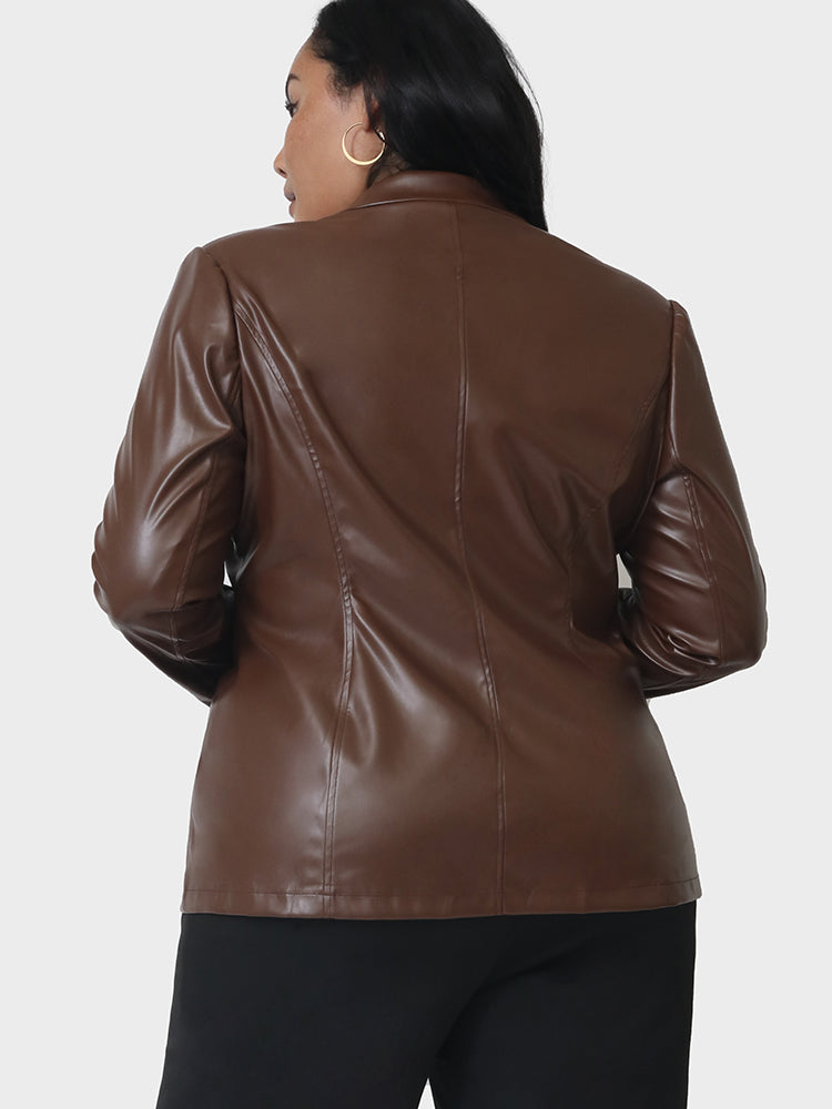 Belted Lapel Pocket Blazer