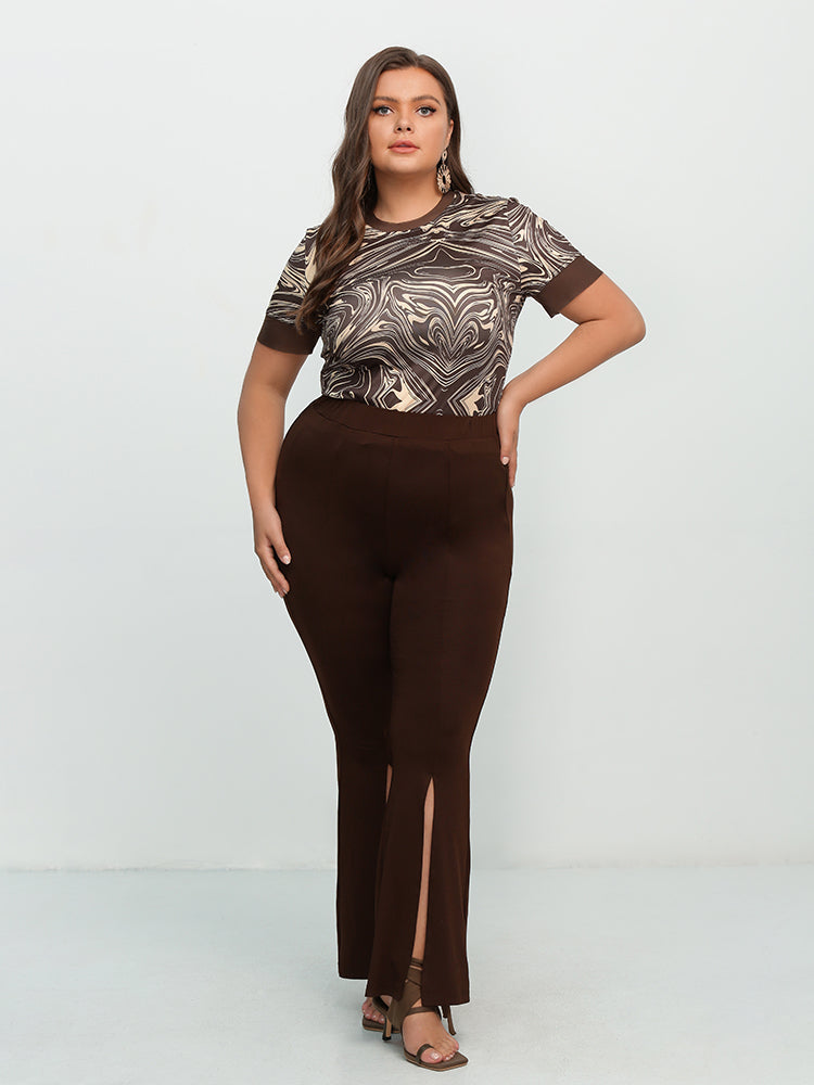 Tie Dye Twisted Painting Top