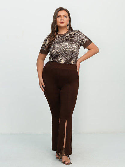 Tie Dye Twisted Painting Top