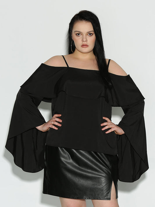 Off Shoulder Dolman Sleeve Top