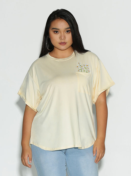 Round Neck Pocket T-Shirt