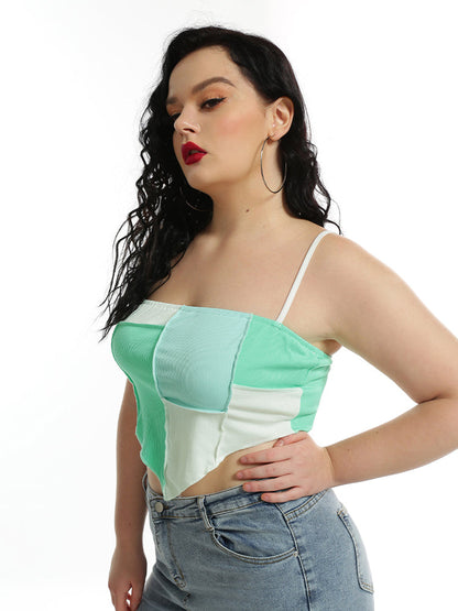 Patchwork Bandana Tube Top