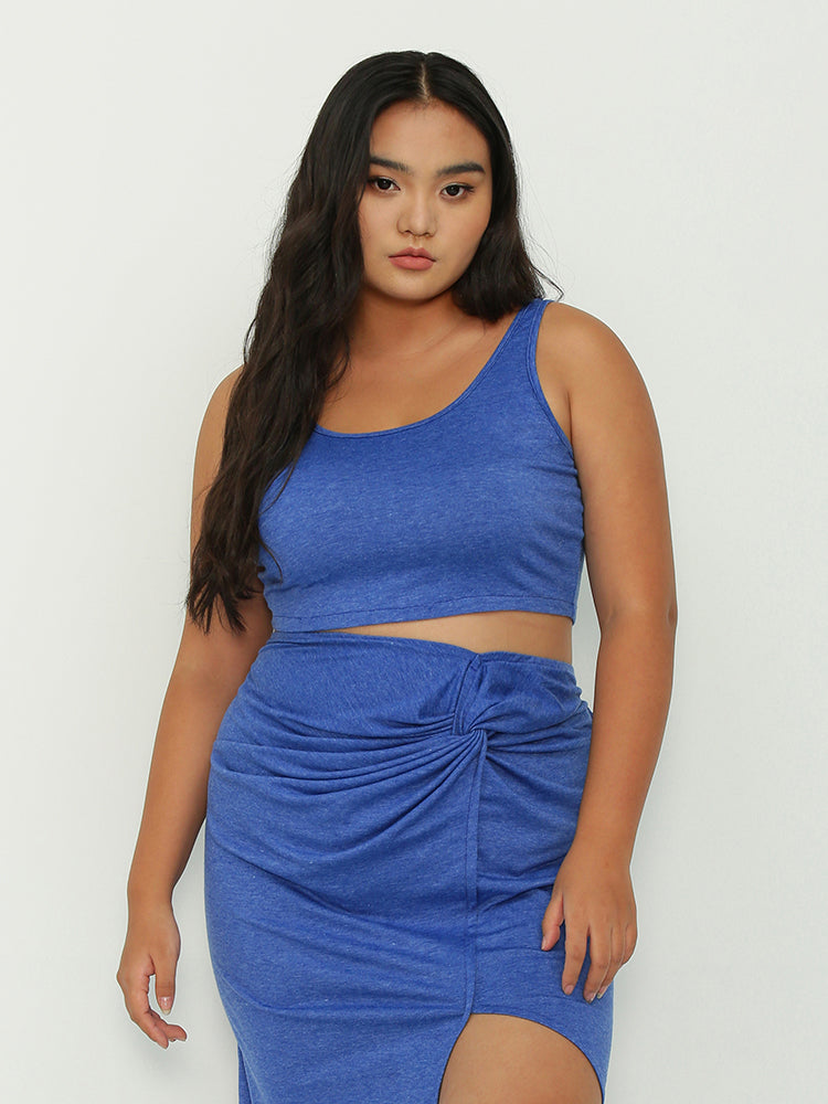 Short U-Neck Tank Top