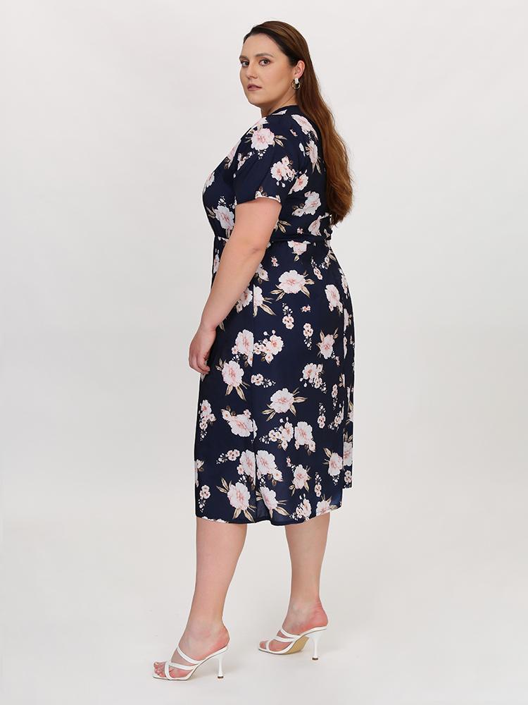 Floral A-line Dress