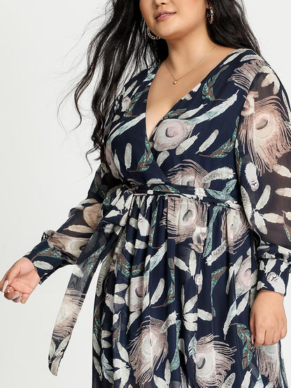 Chiffon Printed Maxi Dress
