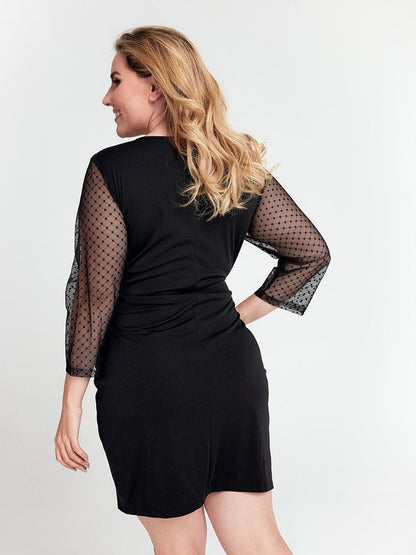 Mesh Patchwork Dress