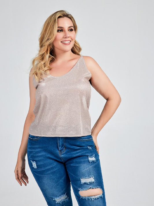 Round-neck Solid Color Camis