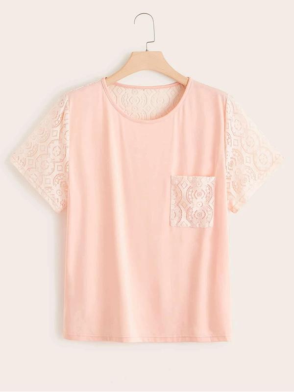 Lace Pocket Top
