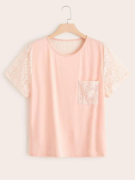 Lace Pocket Top