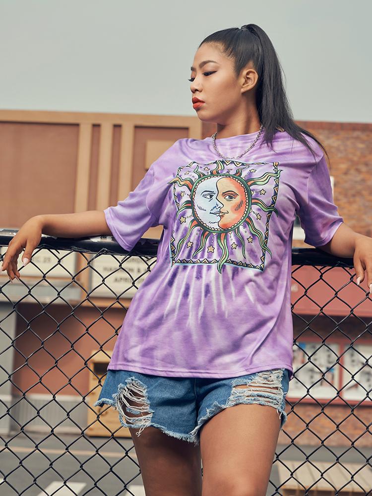 Tie Dye Printed T-shirts