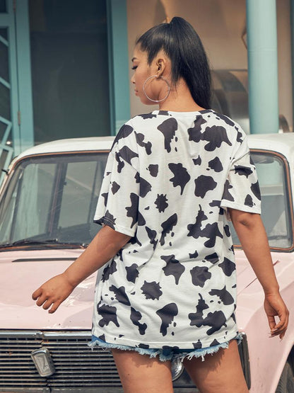 Cow Printed T-shirt