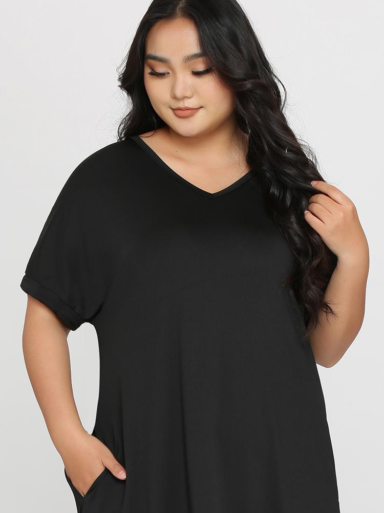 Pocketed Modal Dress