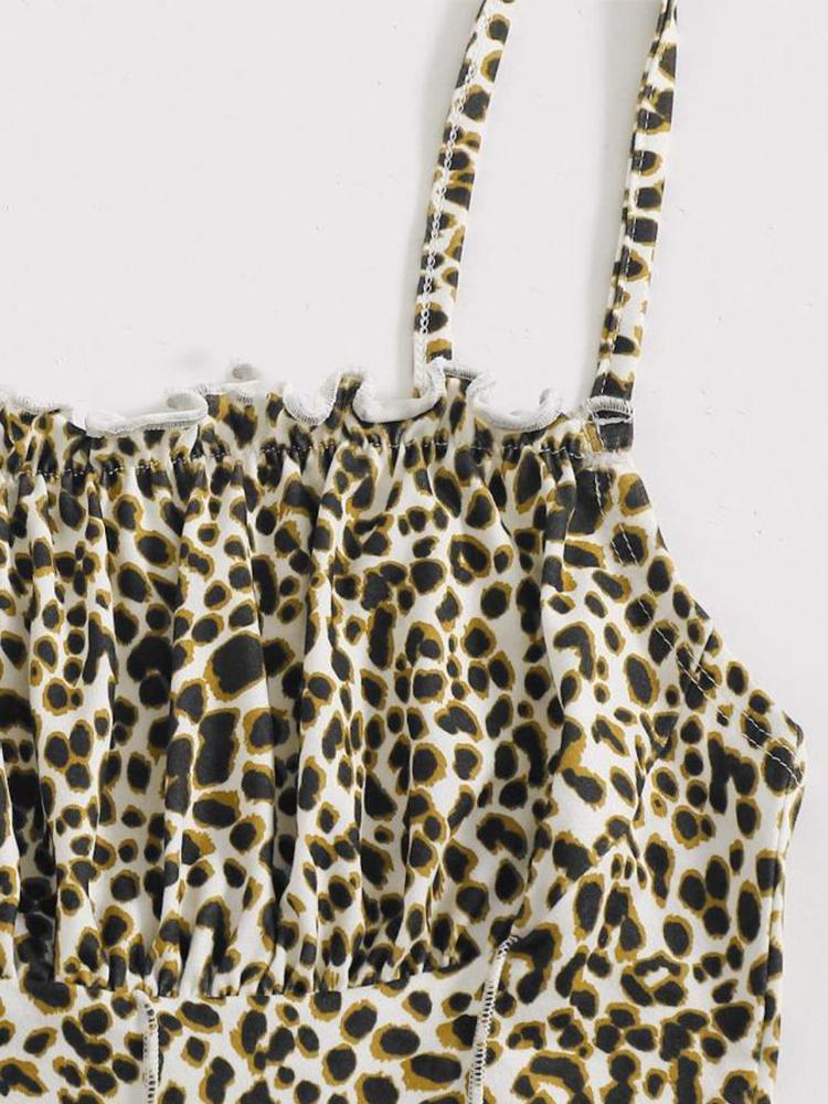 Leopard Backless Camis