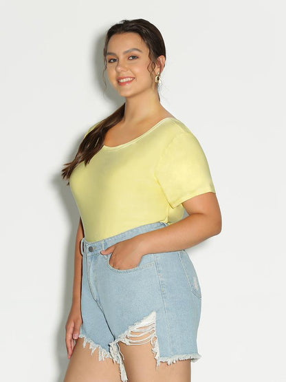 Sexy Backless Knotted T-shirt