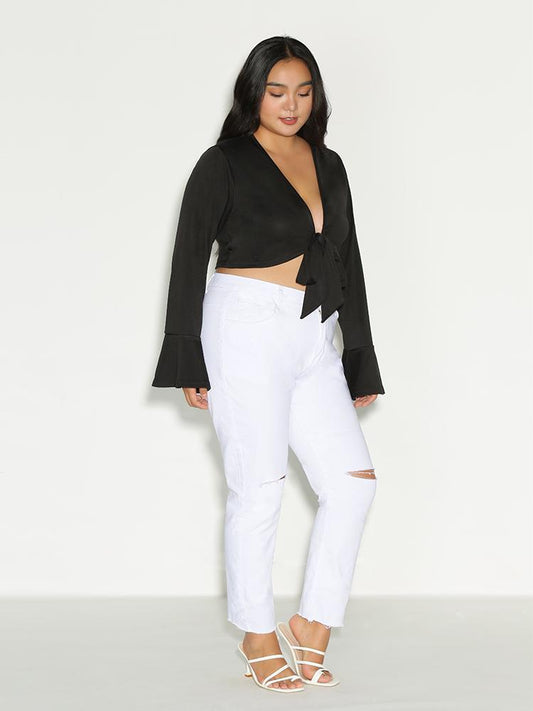 Bow Tie Dolman Sleeve Top