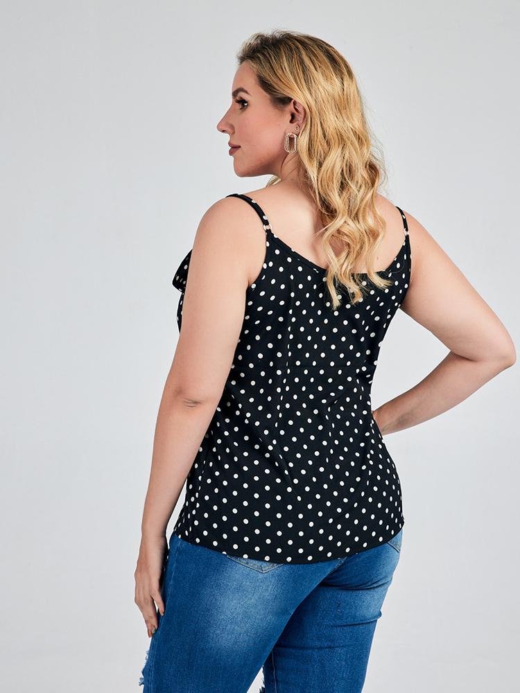 Polka Dot Backless Camis