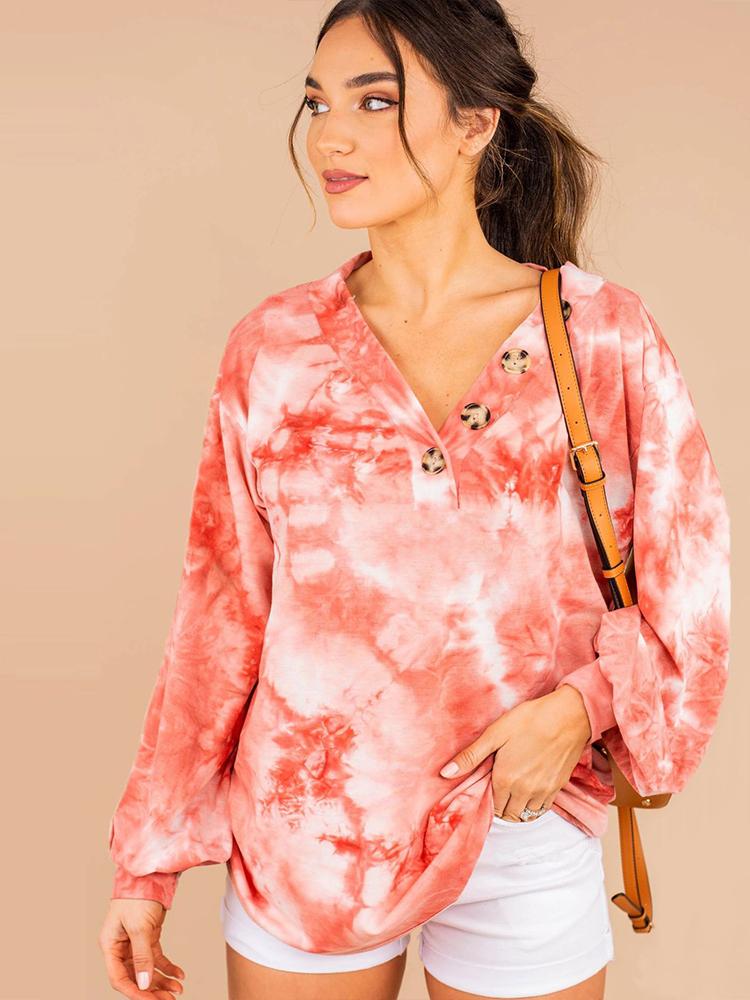 Tie Dye Button Tops