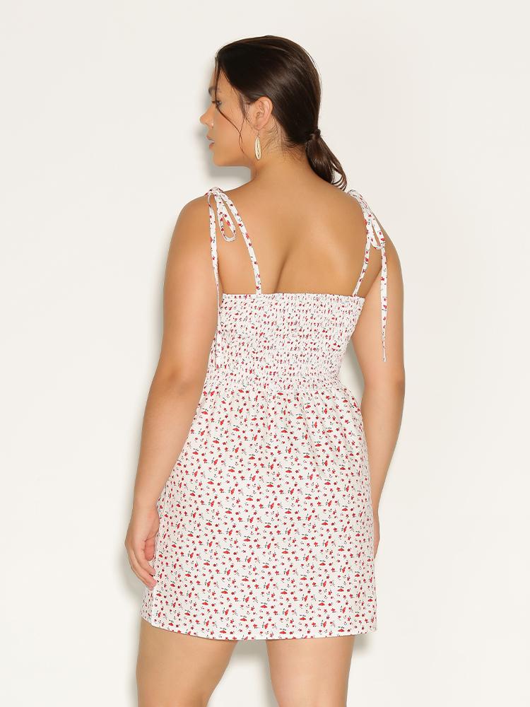 Ditsy Floral Knotted Dress