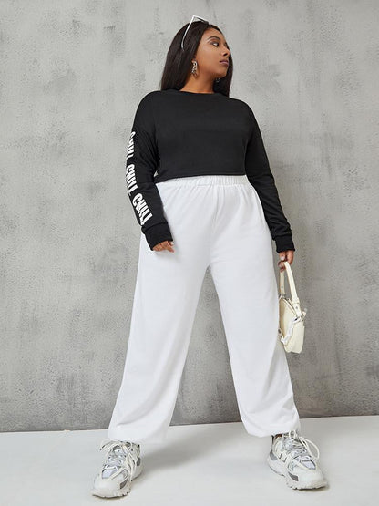 Chill Printed Round Neck Sweatshirt