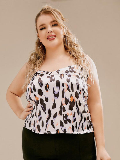 Leopard Print V-neck Camisole
