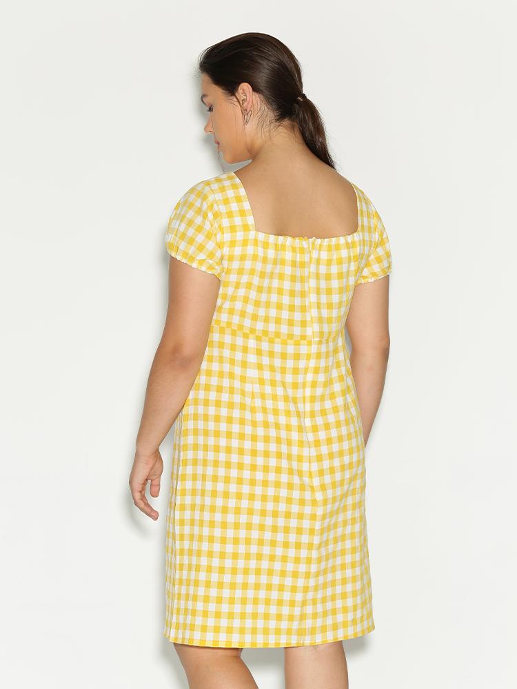 Tartan Bow Tie Dress