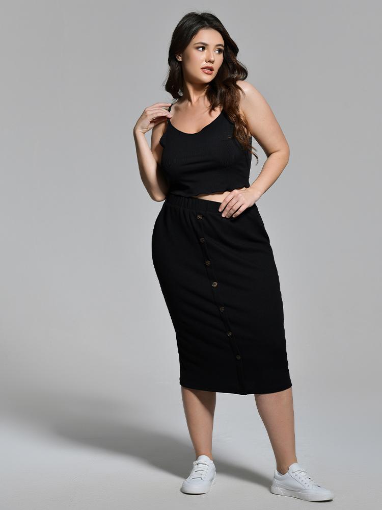 Sleeveless Round Neck Cami Top