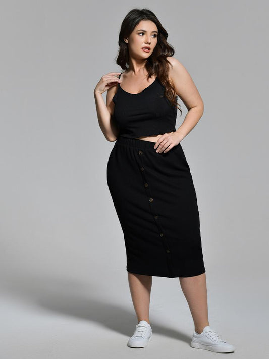 Sleeveless Round Neck Cami Top