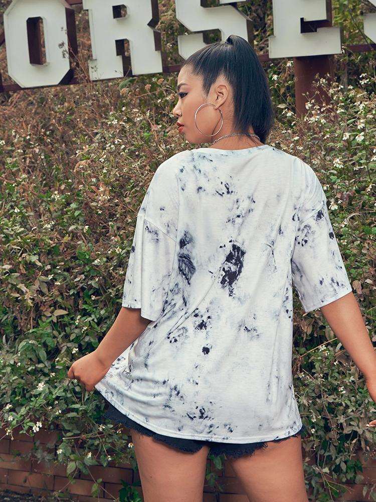 Loong Printed Tie Dye T-shirt