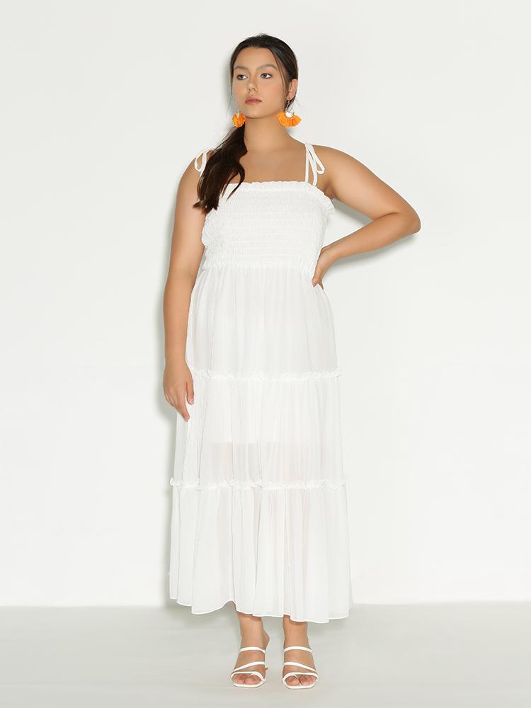 Knotted Shoulder Dress