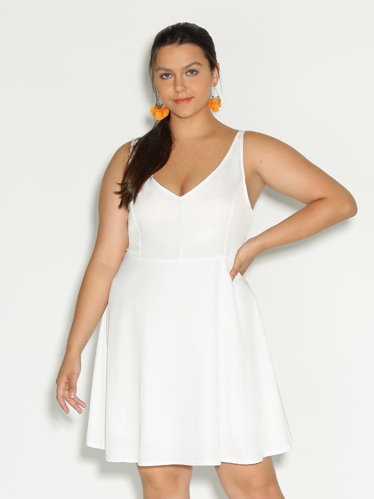 Ruffle Hem Backless Dress