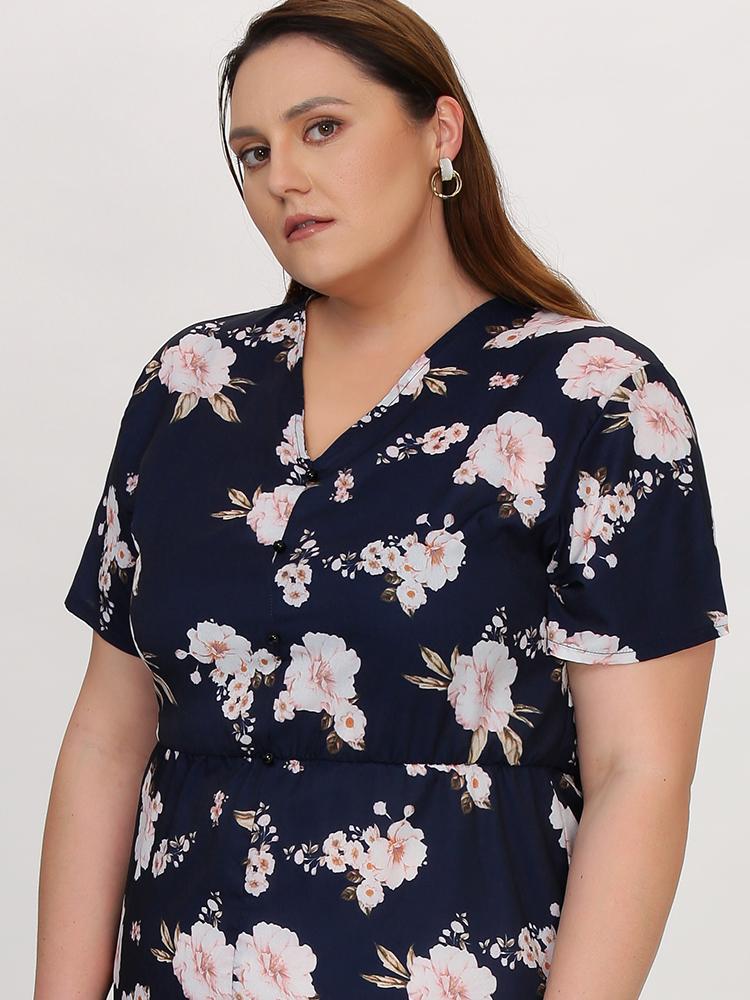 Floral A-line Dress