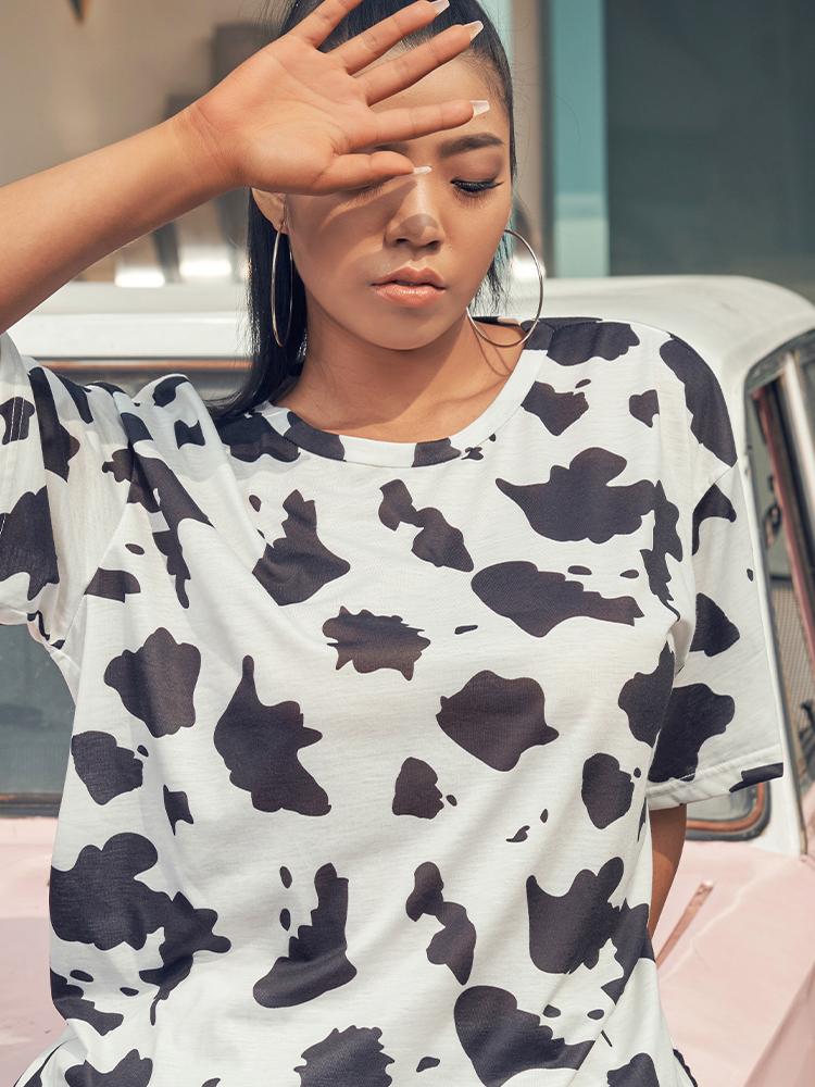 Cow Printed T-shirt