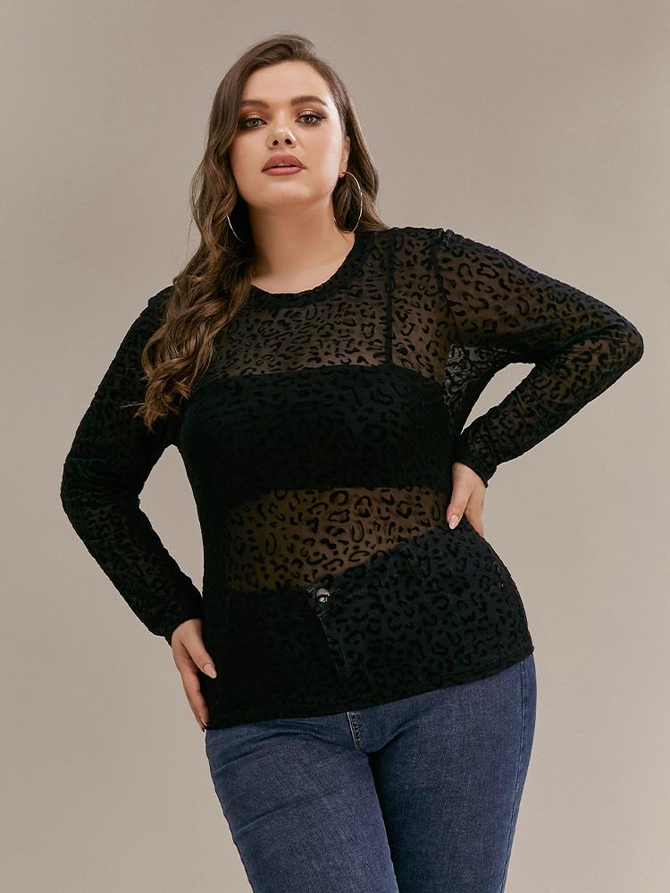 Sexy Perspective Leopard T-shirt