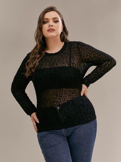 Sexy Perspective Leopard T-shirt