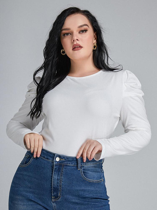 Puff Sleeve Long Sleeve Top